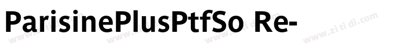 ParisinePlusPtfSo Re字体转换